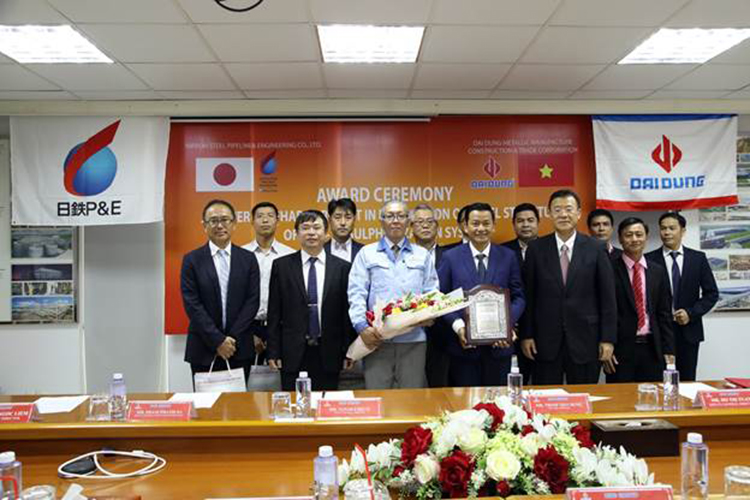 Tập đoàn Đại Dũng nhận bằng khen từ Công ty NSPE - Nhật Bản - 1