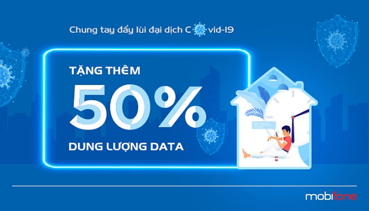 Doanh thu VNPT v&agrave; MobiFone dự kiến giảm hơn 12.800 tỷ do dịch Covid-19, vẫn tăng gấp đ&ocirc;i dung lượng g&oacute;i Internet gi&aacute; kh&ocirc;ng đổi để chung tay c&ugrave;ng cộng đồng - Ảnh 1.